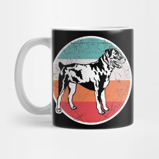 Vintage Retro Rottweiler Mug